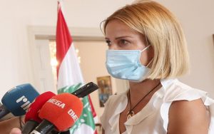 Mηνύμα αλληλεγγύης απέστειλε η Υπουργός Δικαιοσύνης από την κατοικία της Πρέσβειρας του Λιβάνου