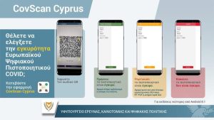 Δημοσιεύτηκε το Διάταγμα για την εφαρμογή του CovScan Cyprus από 22 Νοεμβρίου