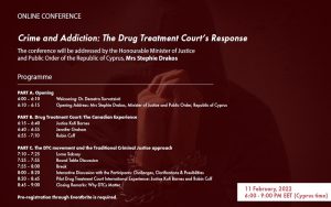 Online Conference: Crime and Addiction: The Drug Treatment Court’s Response – 11.02.2022, 18.00-21.00