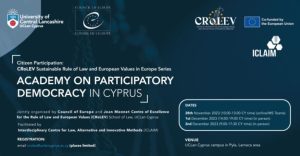 Academy on Participatory Democracy in Cyprus