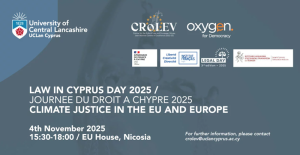 Law in Cyprus Day 2025 / Journee Du Droit A Chypre 2025